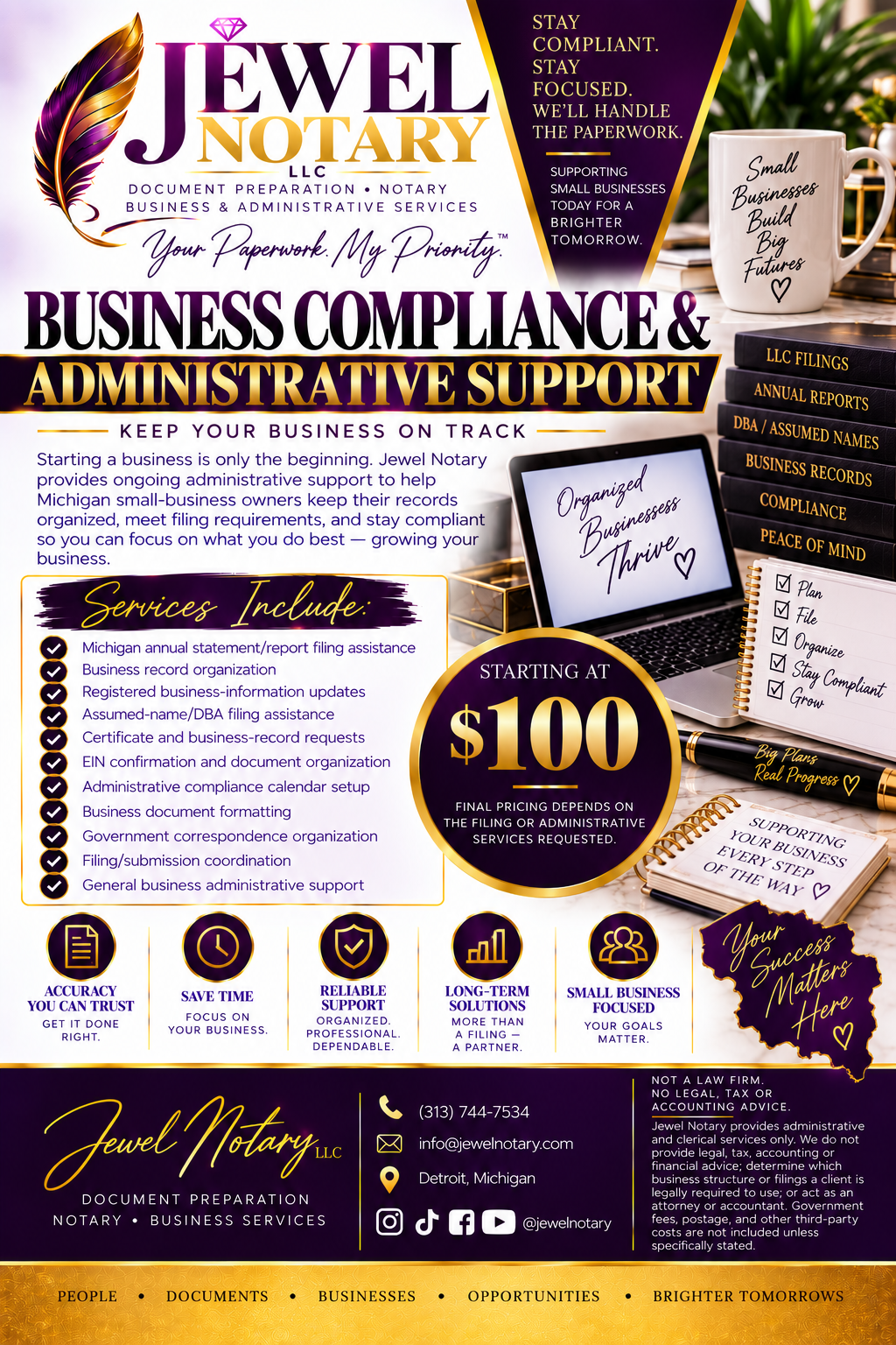 Business Compliance & Administrative Support