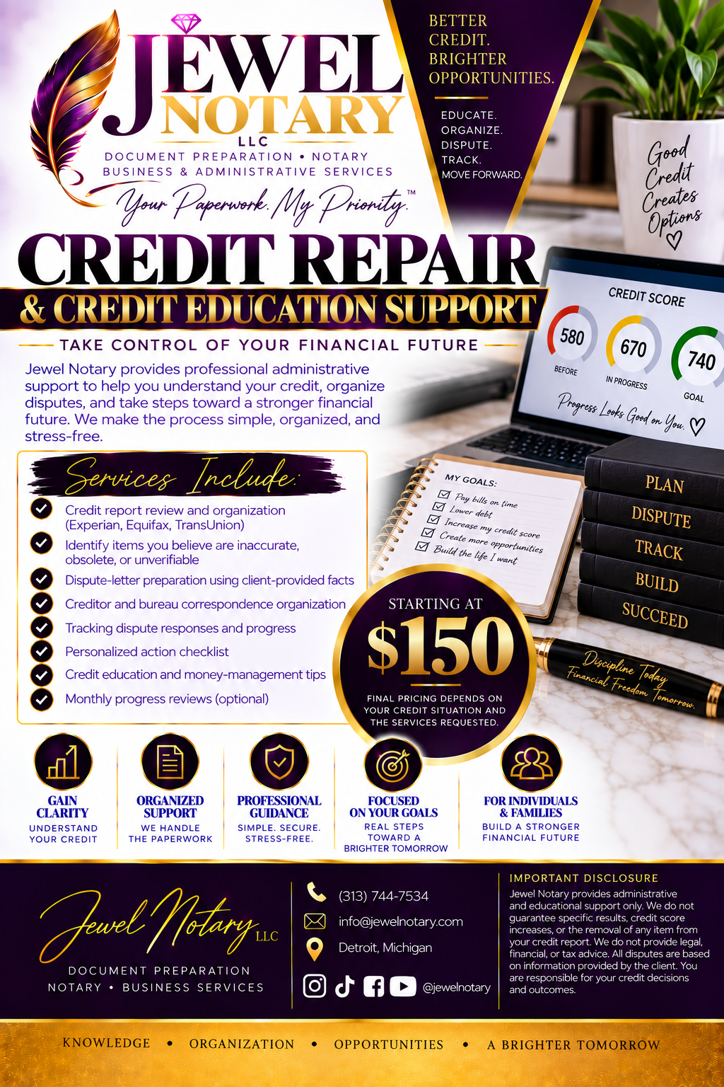 Credit Repair & Credit Education Support