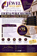 Court & Public Records Retrieval & Filing Support