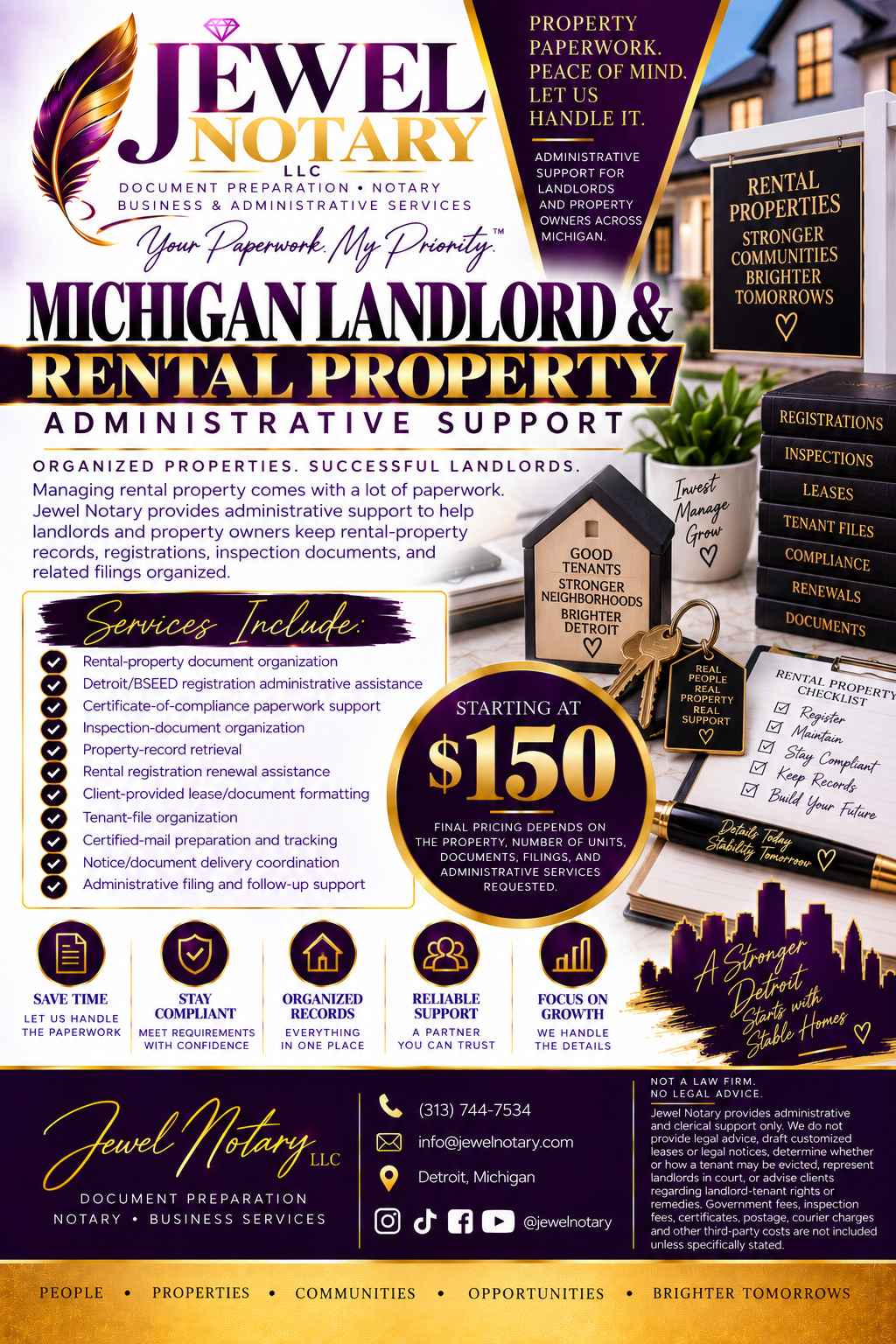 Landlord & Rental Property Administrative Support